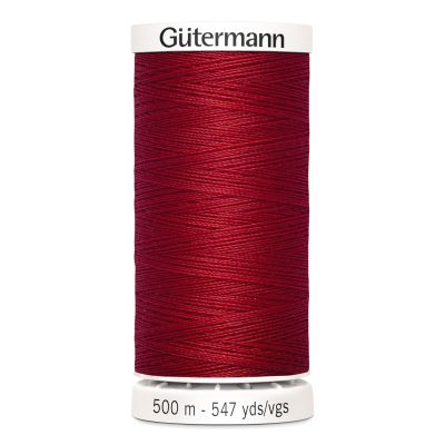 Fil Gütermann Pour tout coudre 500m - Rouge hermès
