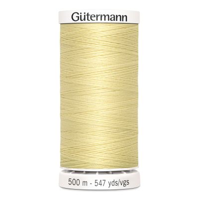 Fil Gütermann Pour tout coudre 500m - Jaune paille