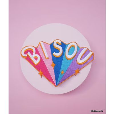 Ecusson Thermocollant Bisou XL