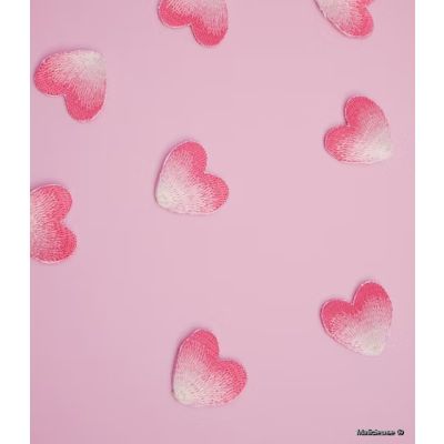 Ecusson Thermocollant Mini Coeur Grenadine