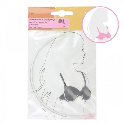 Baleines soutien-gorge Blanches x2 - 6 tailles