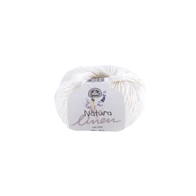 Pelote DMC Coton Natura Linen - Blanc N°01