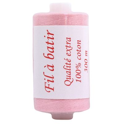 Fil à bâtir 300 m Rose