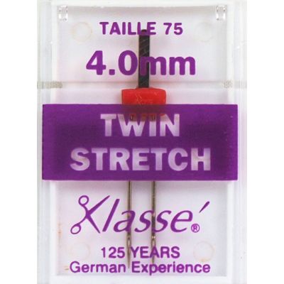 Aiguilles Machine Double Stretch 75/11 4mm - Klassé