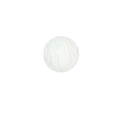 Bouton Enrico demi-sphère 12 mm - Blanc
