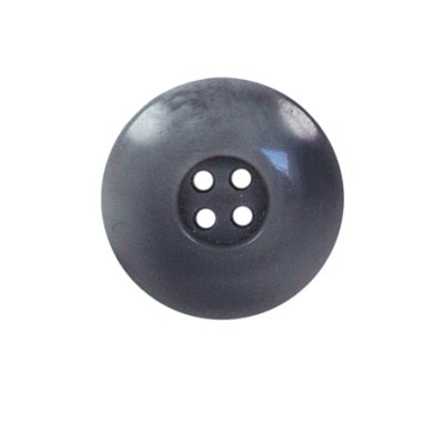 Bouton incurvé nacré Vera 22 mm - Gris