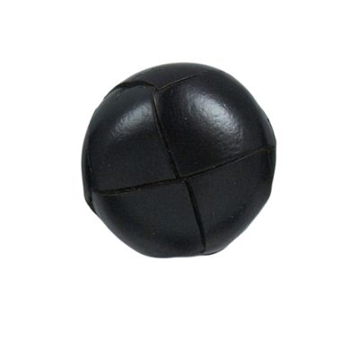 Bouton Giustina effet capitonné 22 mm - Noir