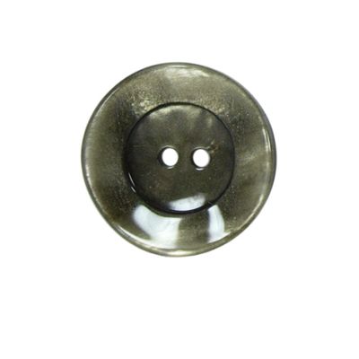Bouton bord gondolé Agatha 22 mm - Vert