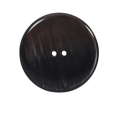 Bouton nacré plat Kate 27 mm - Ocre