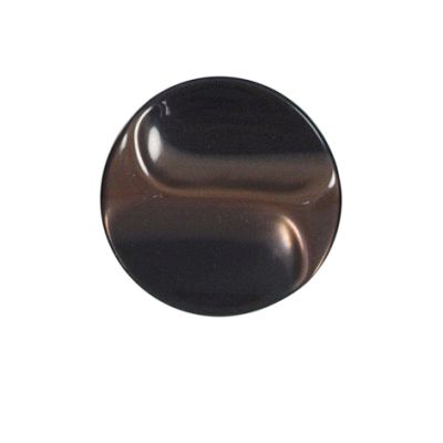 Bouton Calvin relief 22 mm - Marron