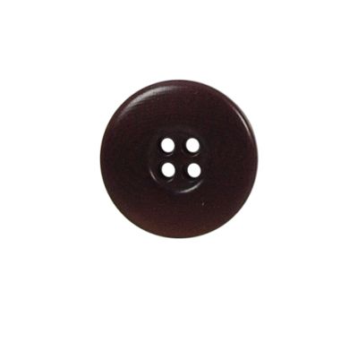 Bouton incurvé Carolina 18 mm - Marron