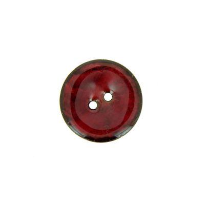 Bouton en bois brillant 20 mm - Violet