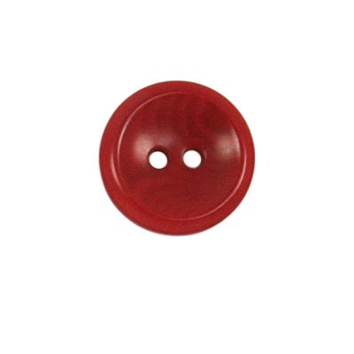 Bouton Carlota incurvé 18 mm - Rouge