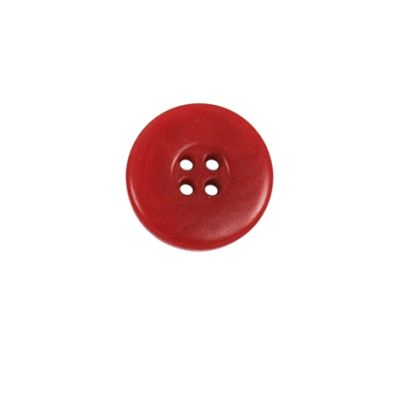 Bouton incurvé Carolina 15 mm - Rouge