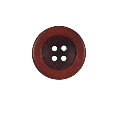Bouton bicolore Giorgio 18 mm - Rouge
