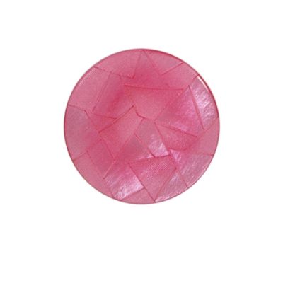 Bouton Emma triangle nacré 22 mm - Rose