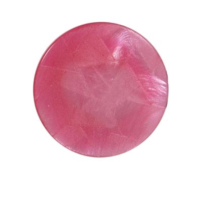 Bouton Emma triangle nacré 27 mm - Rose