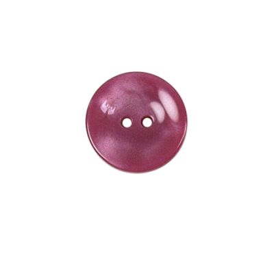 Bouton brillants creusé Giorgio 15 mm - Rose