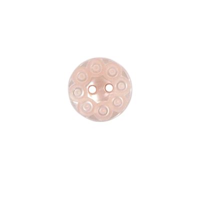 Bouton Victoria spirale fantaisie 13 mm - Rose