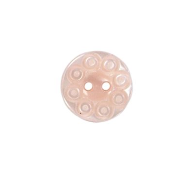 Bouton Victoria spirale fantaisie 15 mm - Rose