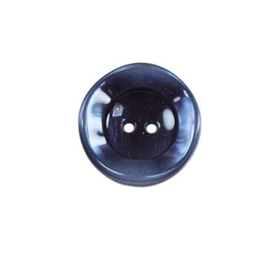 Bouton bord gondolé Agatha 18 mm - Violet