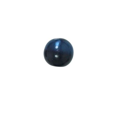 Bouton Guccio boule nacré 10 mm - Bleu marine