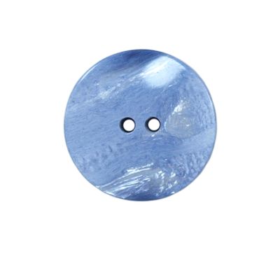 Bouton relief Vivienne 22 mm - Bleu
