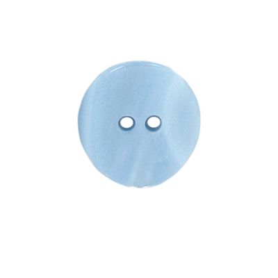 Bouton relief Vivienne 18 mm - Bleu clair
