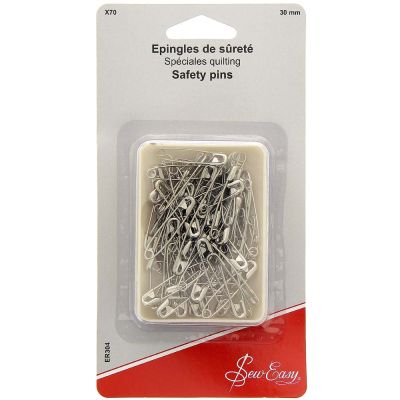 Epingles de sûreté 30 mm Sew Easy à ressort x70