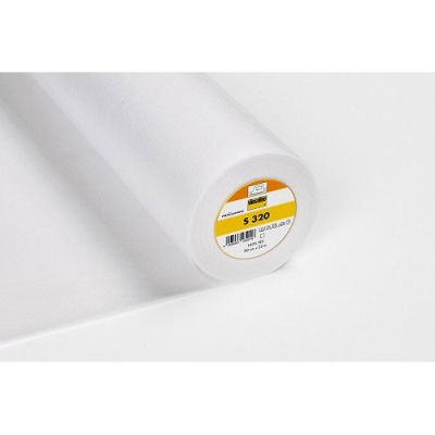 Entoilage Thermocollant Vlieseline S320 Blanc - Par 10 cm