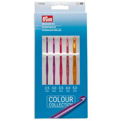 Set de 5 crochets Prym 2,5 à 5 mm