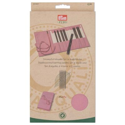 Set d&#039;aiguilles à tricoter Prym Natural à 2 pointes