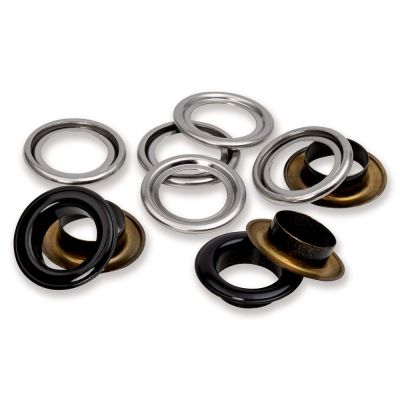 Boîte d&#039;oeillets avec rondelles Prym Noir - 2 Tailles