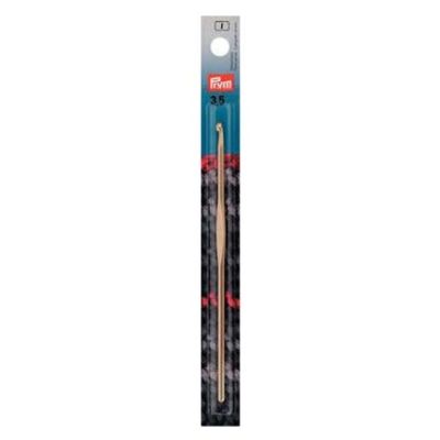 Crochet pour laine aluminium Prym avec surface de guidage - 3,5 mm