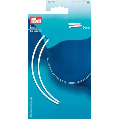 Armatures de soutien-gorge blanches Prym - Taille D 110