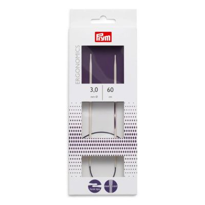 Aiguilles à tricoter circulaires Prym Ergonomics 80 cm - 10 Tailles