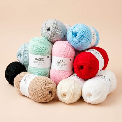 Fil Basic soft acryl dk Rico Design - 10 Couleurs