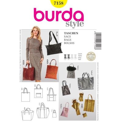 Patron Burda 7158 Sacs