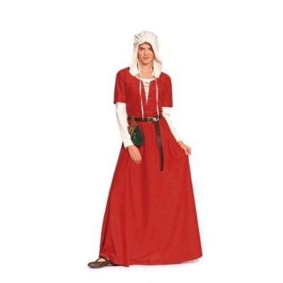 Patron Burda 7468 Robe et bonnet Moyen-Âge