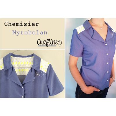 Patron Craftine Chemisier Myrobolan