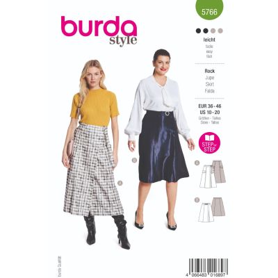 Patron Burda 5766 Jupe