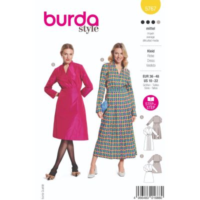 Patron Burda 5767 Robe