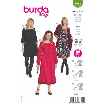 Patron Burda 5772 Robe