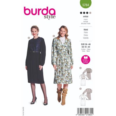 Patron Burda 5784 Robe