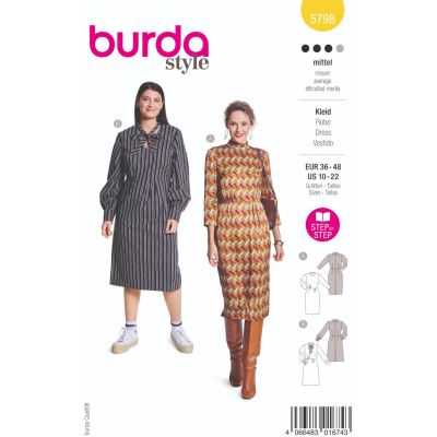 Patron Burda 5798 Robe