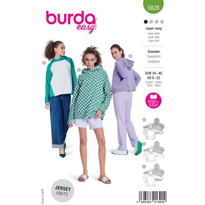 Patron Burda Style 5828 Sweatshirt