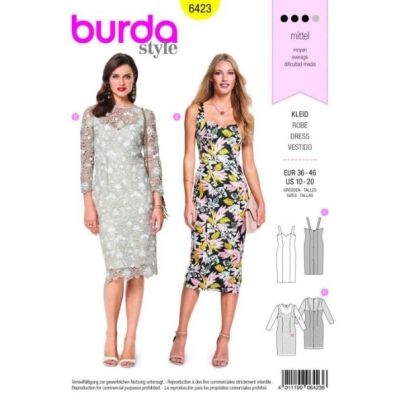 Patron Burda 6423 Robe