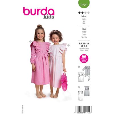 Patron Burda 9220 Robe Enfant