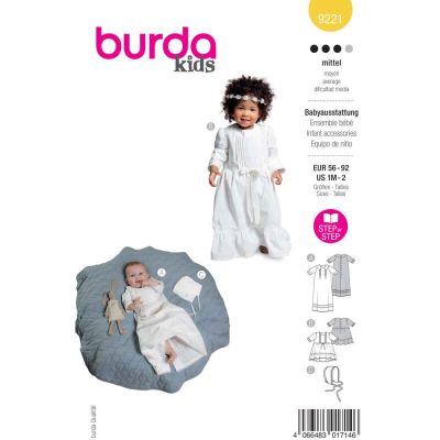 Patron Burda 9221 Layette