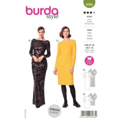Patron Burda 6068 Robe